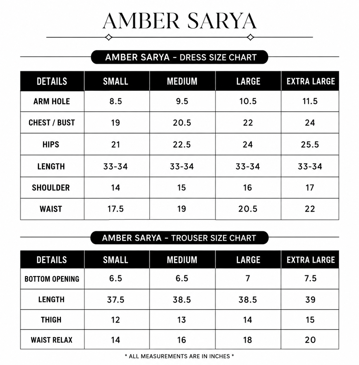 Amber Sarya 3pc