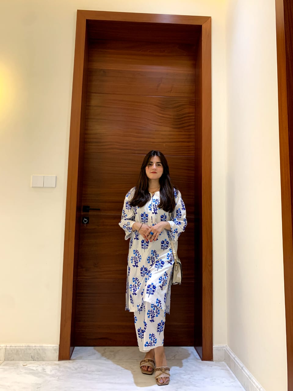 Floral Stiched 2-Piece Suit