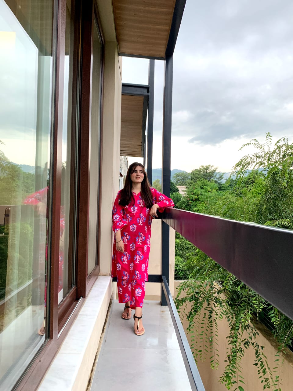 Floral Stiched 2-Piece Suit